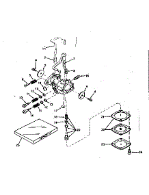 Carburetor No. 630982 parts for Craftsman Lawn & Garden Engine 143571042 from AppliancePartsPros.com