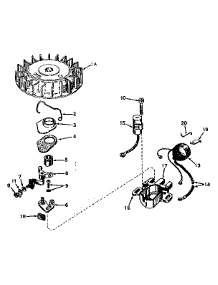 Magneto No. 610690A parts for Craftsman Lawn & Garden Engine 143571052 from AppliancePartsPros.com