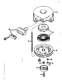 Rewind Starter parts for Craftsman Lawn & Garden Engine 143571052 from AppliancePartsPros.com