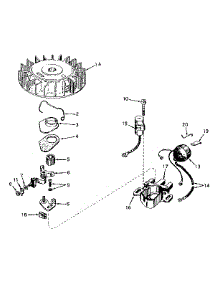 Magneto No. 610690A parts for Craftsman Lawn & Garden Engine 143571112 from AppliancePartsPros.com