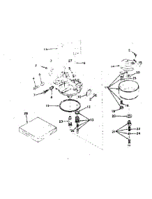 Carburetor No. 631251 parts for Craftsman Lawn & Garden Engine 143572062 from AppliancePartsPros.com