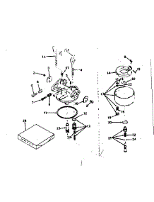 Carburetor parts for Craftsman Lawn & Garden Engine 143572102 from AppliancePartsPros.com