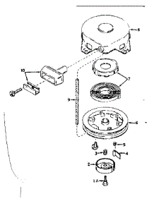 Rewind Starter parts for Craftsman Lawn & Garden Engine 143574022 from AppliancePartsPros.com