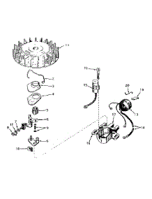 Magneto parts for Craftsman Lawn & Garden Engine 143574042 from AppliancePartsPros.com