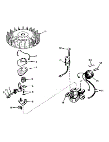 Magneto parts for Craftsman Lawn & Garden Engine 143574092 from AppliancePartsPros.com