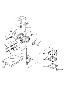Carburetor parts for Craftsman Lawn & Garden Engine 143574092 from AppliancePartsPros.com