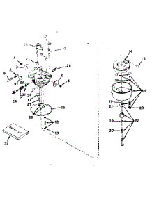 Carburetor No. 631067A parts for Craftsman Lawn & Garden Engine 143575012 from AppliancePartsPros.com