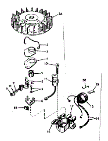 Magneto parts for Craftsman Lawn & Garden Engine 143576002 from AppliancePartsPros.com