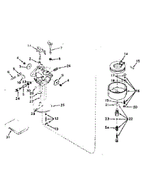 Carburetor parts for Craftsman Lawn & Garden Engine 143576002 from AppliancePartsPros.com