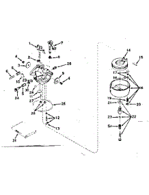 Carburetor No. 630992B parts for Craftsman Lawn & Garden Engine 143576032 from AppliancePartsPros.com