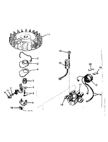 Magneto No. 610689A parts for Craftsman Lawn & Garden Engine 143576052 from AppliancePartsPros.com