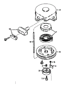 Rewind Starter parts for Craftsman Lawn & Garden Engine 143576072 from AppliancePartsPros.com