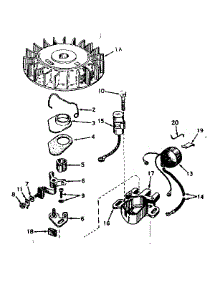 Magneto parts for Craftsman Lawn & Garden Engine 143576082 from AppliancePartsPros.com