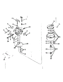Carburetor parts for Craftsman Lawn & Garden Engine 143576172 from AppliancePartsPros.com