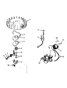 Magneto parts for Craftsman Lawn & Garden Engine 143576182 from AppliancePartsPros.com