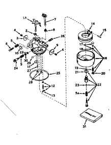 Carburetor parts for Craftsman Lawn & Garden Engine 143576202 from AppliancePartsPros.com