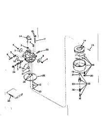 Carburetor No. 631063A parts for Craftsman Lawn & Garden Engine 143577032 from AppliancePartsPros.com