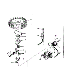 Magneto No. 610689A parts for Craftsman Lawn & Garden Engine 143577042 from AppliancePartsPros.com