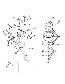 Carburetor parts for Craftsman Lawn & Garden Engine 143577082 from AppliancePartsPros.com