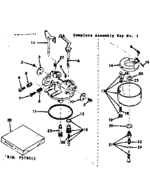 Carburetor parts for Craftsman Lawn & Garden Engine 143578012 from AppliancePartsPros.com