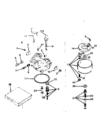Carburetor parts for Craftsman Lawn & Garden Engine 143578022 from AppliancePartsPros.com