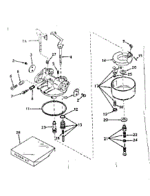 Carburetor No. 631226 parts for Craftsman Lawn & Garden Engine 143579062 from AppliancePartsPros.com