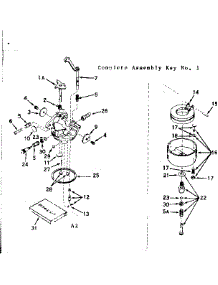 Carburetor parts for Craftsman Lawn & Garden Engine 143586132 from AppliancePartsPros.com