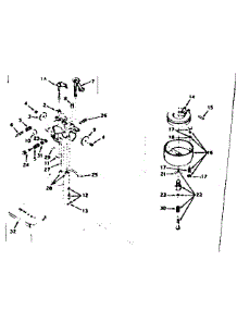Carburetor parts for Craftsman Lawn & Garden Engine 143587022 from AppliancePartsPros.com