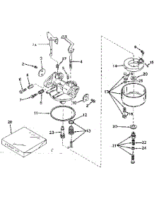 Carburetor parts for Craftsman Lawn & Garden Engine 143589032 from AppliancePartsPros.com