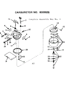 Carburetor parts for Craftsman Lawn & Garden Engine 143596092 from AppliancePartsPros.com