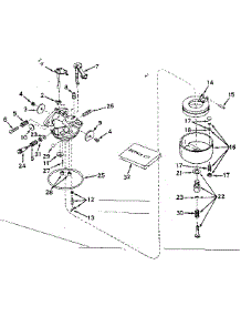 Carburetor No. 631469 parts for Craftsman Lawn & Garden Engine 143597022 from AppliancePartsPros.com