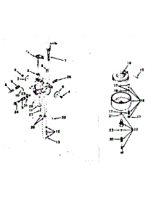 Carburetor parts for Craftsman Lawn & Garden Engine 143597032 from AppliancePartsPros.com