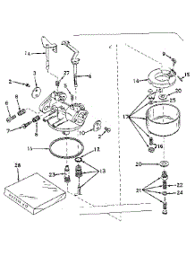 Carburetor parts for Craftsman Lawn & Garden Engine 143599022 from AppliancePartsPros.com