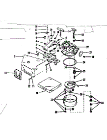 Carburetor And Speed Control parts for Craftsman Lawn & Garden Engine 14360021 from AppliancePartsPros.com