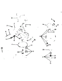 Carburetor parts for Craftsman Lawn & Garden Engine 143602022 from AppliancePartsPros.com