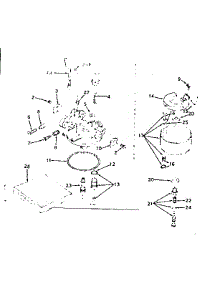 Carburetor parts for Craftsman Lawn & Garden Engine 143602102 from AppliancePartsPros.com