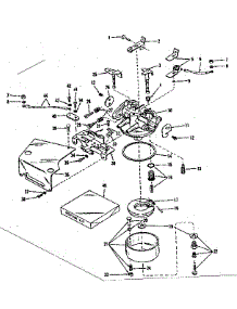 Carburetor And Speed Control parts for Craftsman Lawn & Garden Engine 14360240 from AppliancePartsPros.com