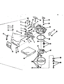 Carburetor And Speed Control parts for Craftsman Lawn & Garden Engine 14360331 from AppliancePartsPros.com