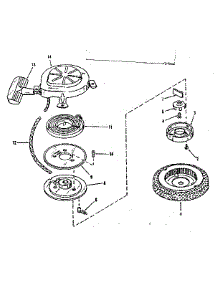 Starter No. 29224 parts for Craftsman Lawn & Garden Engine 14360350 from AppliancePartsPros.com