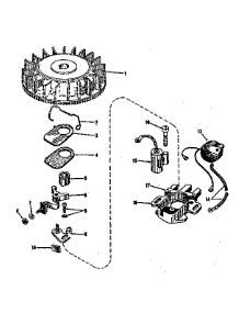 Magneto No. 29403 (Phelon F-3220-H) parts for Craftsman Lawn & Garden Engine 14360351 from AppliancePartsPros.com