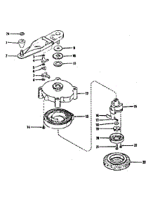 Self Starter No. 29356 parts for Craftsman Lawn & Garden Engine 14360400 from AppliancePartsPros.com