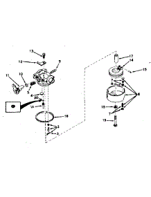 Carburetor parts for Craftsman Lawn & Garden Engine 143604052 from AppliancePartsPros.com