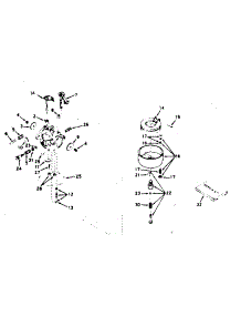 Carburetor parts for Craftsman Lawn & Garden Engine 143607012 from AppliancePartsPros.com