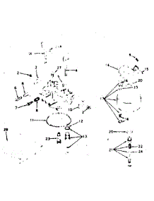 Carburetor parts for Craftsman Lawn & Garden Engine 143608022 from AppliancePartsPros.com