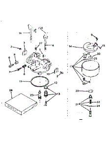 Carburetor parts for Craftsman Lawn & Garden Engine 143609052 from AppliancePartsPros.com
