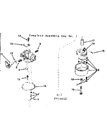 Carburetor parts for Craftsman Lawn & Garden Engine 143614012 from AppliancePartsPros.com