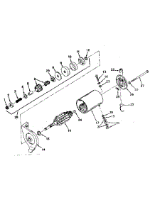 Electric Starter parts for Craftsman Lawn & Garden Engine 143619012 from AppliancePartsPros.com