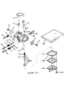 Carburetor parts for Craftsman Lawn & Garden Engine 143624092 from AppliancePartsPros.com