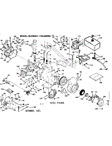 Basic Engine parts for Craftsman Lawn & Garden Engine 143626062 from AppliancePartsPros.com