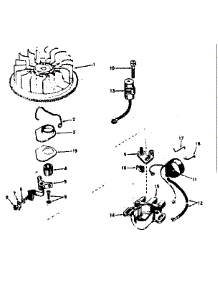 Magneto No. 610694A parts for Craftsman Lawn & Garden Engine 143626292 from AppliancePartsPros.com